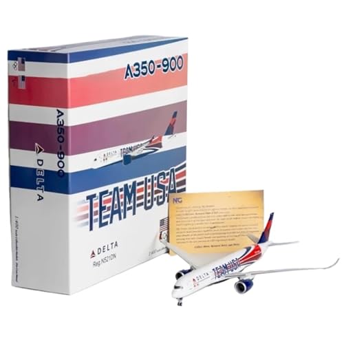 RIVPAHGQ Replika Flugzeugmodelle Maßstab 1:400 Druckguss-Modellflugzeuge Für Delta Air Lines A350-900 N521DN NG39082 NG39067 Legierungsflugzeuge Vorgefertigte Luftfahrzeug Modelle(NG39067-Standard) von RIVPAHGQ