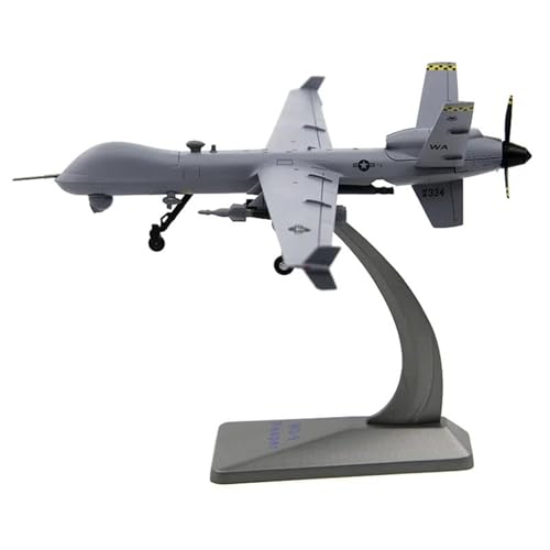 RIVPAHGQ Replika Flugzeugmodelle Maßstab 1:72 Für AF1 MQ-9 Predator Unbemanntes Aufklärungs- Und Angriffsflugzeugmodell Der 334. Staffel Vorgefertigte Luftfahrzeug Modelle von RIVPAHGQ