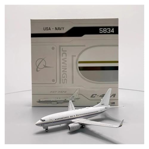 RIVPAHGQ Replika Flugzeugmodelle Maßstab Flugzeuge 1:400 Diecast Für US Navy B737-700 Flugzeug Modell 165834 XX40073 Fertig Hobby Sammlung Vorgefertigte Luftfahrzeug Modelle von RIVPAHGQ