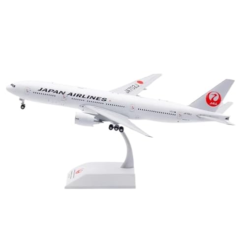 RIVPAHGQ Replika Flugzeugmodelle Maßstabgetreues Fertigmodellflugzeug 1:200 Für Japan Airlines B777-200ER JA702J Druckgussflugzeug-Simulationssammlung Vorgefertigte Luftfahrzeug Modelle von RIVPAHGQ