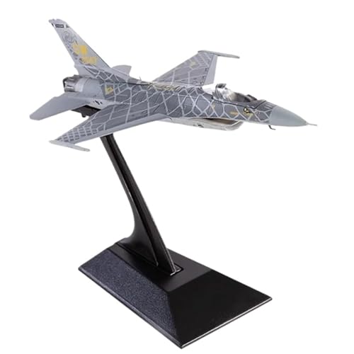 RIVPAHGQ Replika Flugzeugmodelle Maßstabgetreues Kampfflugzeugmodell 1:144 Für US Air Force F-16C Druckguss-Flugzeugsammlung Fertiges Flugzeug-Souvenir Vorgefertigte Luftfahrzeug Modelle von RIVPAHGQ