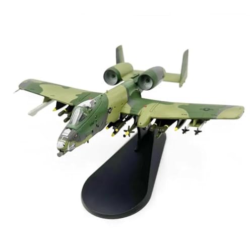 RIVPAHGQ Replika Flugzeugmodelle Militärflugzeugmodell Im Maßstab 1:100 Für US Air Force A-10A Thunderbolt II Angriff 79-0143 A10 Flugzeug Vorgefertigte Luftfahrzeug Modelle von RIVPAHGQ