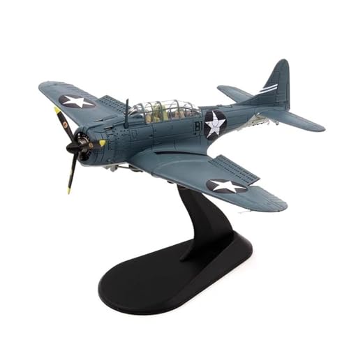 RIVPAHGQ Replika Flugzeugmodelle Militärflugzeugmodell Im Maßstab 1:72 Für US Navy SBD-3 Dauntless Sturzkampfbomber-Flugzeugmodell-Souvenirs Vorgefertigte Luftfahrzeug Modelle von RIVPAHGQ