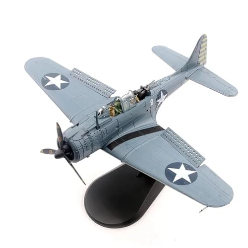 RIVPAHGQ Replika Flugzeugmodelle Militärflugzeugmodell Im Maßstab 1:72 Für US Navy TBD Zerstörer Torpedo Bomber Angriff Flugzeug Modell Souvenirs Vorgefertigte Luftfahrzeug Modelle von RIVPAHGQ