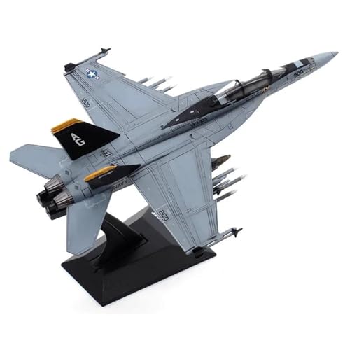 RIVPAHGQ Replika Flugzeugmodelle Militärmodell Im Maßstab 1:144 Flugzeugmodell Für US Navy F-18F Jolly Rogers F/A-18F AG200, Statisches Kampfflugzeug Vorgefertigte Luftfahrzeug Modelle von RIVPAHGQ