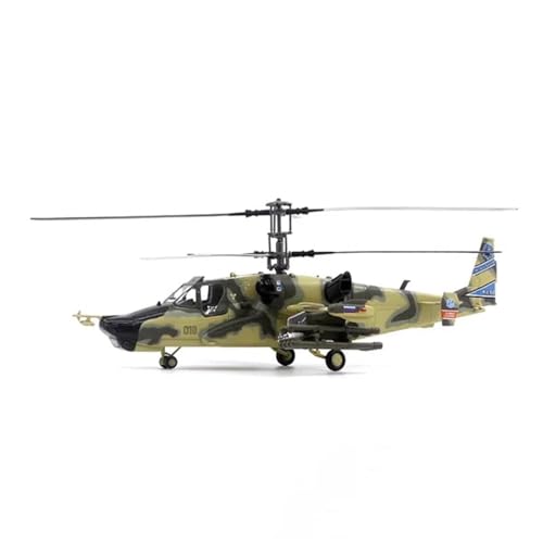 RIVPAHGQ Replika Flugzeugmodelle Militärmodell Im Maßstab 1:72 37022 Für Russische Landluftfahrt Ka50 Black Shark Hubschrauber Ka-50 Flugzeugmodell Aus Legierung Vorgefertigte Luftfahrzeug Modelle von RIVPAHGQ