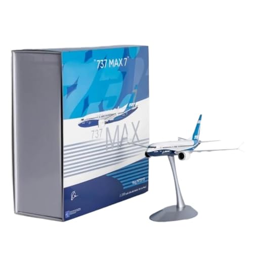 RIVPAHGQ Replika Flugzeugmodelle Miniatur-Verkehrsflugzeugmodell Im Maßstab 1:200 Für Boeing 737 MAX 7 N7201S Flugzeug Detailliertes Flugzeugmodell Vorgefertigte Luftfahrzeug Modelle von RIVPAHGQ