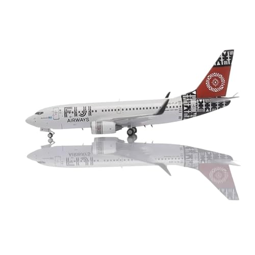 RIVPAHGQ Replika Flugzeugmodelle Miniatur-Verkehrsflugzeugmodell Im Maßstab 1:400 52335 Für Fiji Airways B737-7H3 DQ-FJF-Flugzeuge Mit Sehr Detailliertem Design Vorgefertigte Luftfahrzeug Modelle von RIVPAHGQ