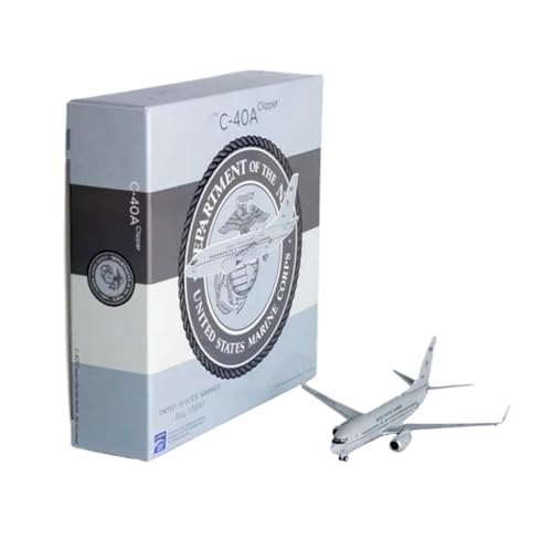 RIVPAHGQ Replika Flugzeugmodelle Miniaturflugzeugmodell Im Maßstab 1:400 Für US Navy C-40A Clipper 170041 Flugzeugmodell Aus Druckgusslegierung Vorgefertigte Luftfahrzeug Modelle von RIVPAHGQ