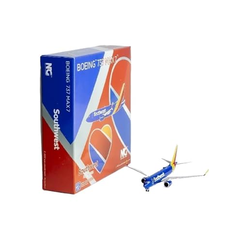 RIVPAHGQ Replika Flugzeugmodelle Miniaturflugzeugmodell Im Maßstab 1:400 NG87001 Für Southwest Airlines 737 MAX 7 N7203U Flugzeugmodell Aus Druckgusslegierung Vorgefertigte Luftfahrzeug Modelle von RIVPAHGQ