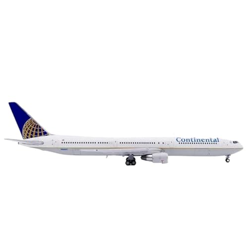 RIVPAHGQ Replika Flugzeugmodelle Modellflugzeug Im Maßstab 1:400 Für Continental Airlines B767-400ER N66051 Druckgussflugzeuge Modell Statische Sammlerstücke Vorgefertigte Luftfahrzeug Modelle von RIVPAHGQ