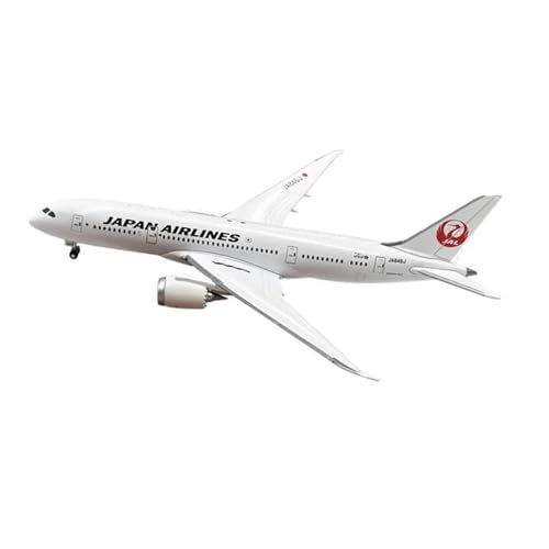 RIVPAHGQ Replika Flugzeugmodelle Modellflugzeug Im Maßstab 1:400 Für JAL Japan Airlines B787-8 JA846J Druckguss-Flugzeuge Modell Statische Sammlerstücke Vorgefertigte Luftfahrzeug Modelle von RIVPAHGQ