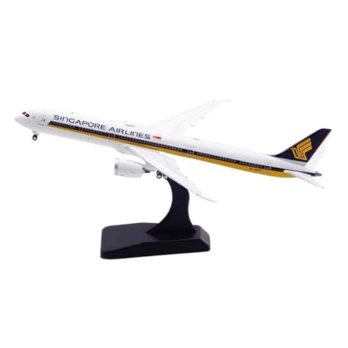 RIVPAHGQ Replika Flugzeugmodelle Modellflugzeug Im Maßstab 1:400 Für Singapore Airlines B787-10 9V-SCW Druckgussflugzeuge Modell Statische Sammlerstücke Vorgefertigte Luftfahrzeug Modelle von RIVPAHGQ