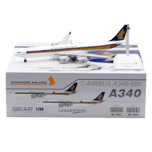 RIVPAHGQ Replika Flugzeugmodelle Zivilflugzeug Im Maßstab 33 cm 1/400 for Singapore Airlines for Airbus A340-500 9V-SGB, Exquisites Fertiges Modellflugzeug Vorgefertigte Luftfahrzeug Modelle RIVPAHGQ Replika Flugzeugmodelle Zivilflugzeug Im Maßstab 33 cm 1/400 for Singapore Airlines for Airbus A340-500 9V-SGB, Exquisites Fertiges Modellflugzeug Vorgefertigte Luftfahrzeug Modelle von RIVPAHGQ