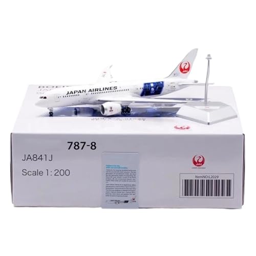 Replika Flugzeugmodelle Flugzeugmodell Im Maßstab 1:200 Für Japan Airlines JAL B787-8 JA837J JA844J JA828J JA841J Druckguss-Statikmodellflugzeug Vorgefertigte Luftfahrzeug Modelle(L2029-JA841J) von RIVPAHGQ