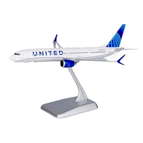 Replika Flugzeugmodelle Flugzeugmodell Im Maßstab 1:200 Für United Airlines B737 MAX9 N37555 / B737 MAX10 N27753, Sehr Detailliertes Druckgussflugzeug Vorgefertigte Luftfahrzeug Modelle(B737 MAX10 N27 von RIVPAHGQ