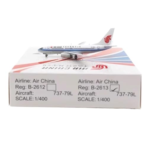 Replika Flugzeugmodelle Miniatur-Verkehrsflugzeugmodell Im Maßstab 1:400 Air China Für Boeing 737-700 B-2612 B-2613 Detailliertes Druckgussflugzeug Vorgefertigte Luftfahrzeug Modelle(B-2613 8.41*8.58* von RIVPAHGQ