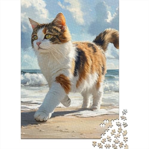 Norwegischer Waldkatze Puzzle 1000 Teile Schwer Puzzle Spielzeug Pädagogisches Spiel Impossible Herausforderung Spielzeug Für Erwachsene Und Kinder in Bewährter 1000pcs (75x50cm) von RJAVAGFZL