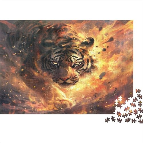 Tiger Puzzle 1000 Teile Puzzles Für Erwachsene Klassische Puzzles 1000 Teile Erwachsene Puzzlespiel Erwachsene 1000 Teile Erwachsenen Puzzlespiel Puzzel 1000pcs (75x50cm) von RJAVAGFZL