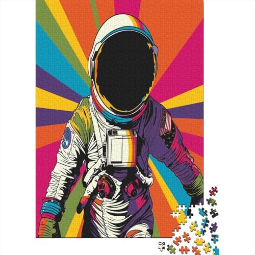 Astronaut Puzzlespiel 1000 Teile Puzzle Für Erwachsene Und Kinder Ab 14 Jahren, Puzzle Erwachsenen Puzzlespi Puzzel 1000pcs (75x50cm) von RJLZWKPTF