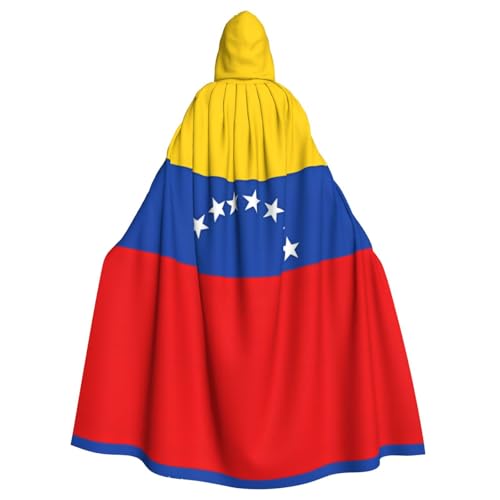 RKHMNJY Flagge von Venezuela. Ein modischer Kapuzenumhang, der sowohl für Männer als auch für Frauen geeignet ist – perfekt für Halloween und Cosplay von RKHMNJY