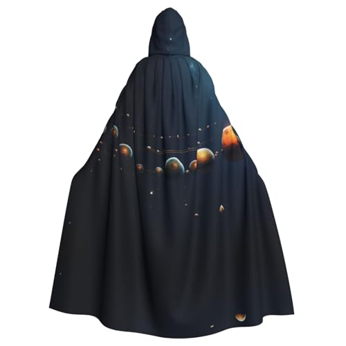 RKHMNJY Wunderschöne Planeten des Universums. Ein modischer Kapuzenumhang für Männer und Frauen – perfekt für Halloween und Cosplay von RKHMNJY