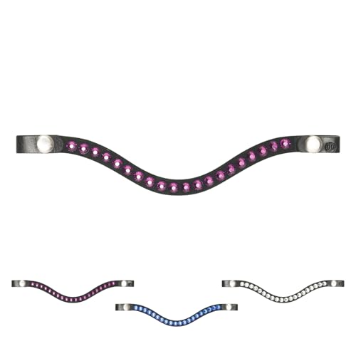 RL24 - Hobby Horse Stirnriemen IRHFree Spirit von Imperial Riding – Steckenpferd Stirnband aus Leder – Zaumzeuganbau mit Druckknöpfen – Hobby Horse Zubehör – 21 cm breit – Amethist RL24 - Hobby Horse Stirnriemen IRHFree Spirit von Imperial Riding – Steckenpferd Stirnband aus Leder – Zaumzeuganbau mit Druckknöpfen – Hobby Horse Zubehör – 21 cm breit – Amethist von RL24