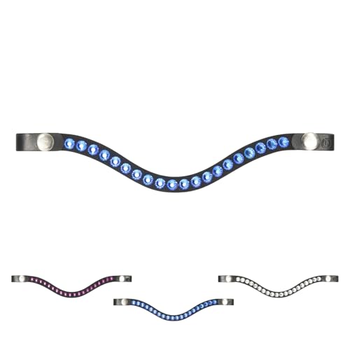 RL24 - Hobby Horse Stirnriemen IRHFree Spirit von Imperial Riding – Steckenpferd Stirnband aus Leder – Zaumzeuganbau mit Druckknöpfen – Hobby Horse Zubehör – 21 cm breit – Sapphire RL24 - Hobby Horse Stirnriemen IRHFree Spirit von Imperial Riding – Steckenpferd Stirnband aus Leder – Zaumzeuganbau mit Druckknöpfen – Hobby Horse Zubehör – 21 cm breit – Sapphire von RL24