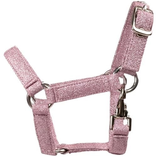 RL24 - Spielzeughalfter von My Hobby Horse – Steckenpferd Halfter für Kinder – Spielzeug Pferdehalfter mit Karabiner & Verstellbarer Schnalle – Pink Glitter RL24 - Spielzeughalfter von My Hobby Horse – Steckenpferd Halfter für Kinder – Spielzeug Pferdehalfter mit Karabiner & Verstellbarer Schnalle – Pink Glitter von RL24