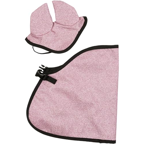 RL24 - Spielzeugset Decke mit Fliegenhaube von My Hobby Horse – Steckenpferd Fliegendecke mit Schnalle – Spielzeugfliegenhaube mit elastischem Kordelzug – Spielpferd Zubehör – Pink Glitter RL24 - Spielzeugset Decke mit Fliegenhaube von My Hobby Horse – Steckenpferd Fliegendecke mit Schnalle – Spielzeugfliegenhaube mit elastischem Kordelzug – Spielpferd Zubehör – Pink Glitter von RL24