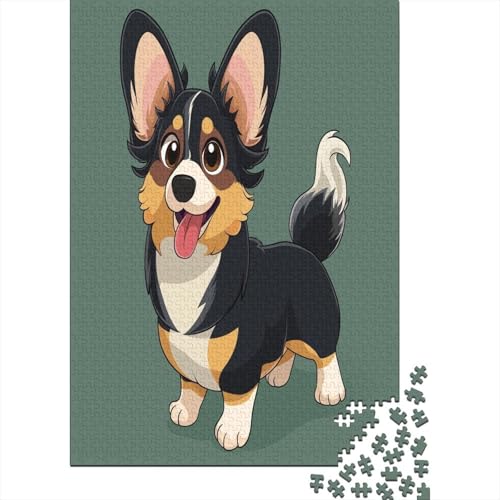 Corgi 1000 Teile Puzzle Für Erwachsene, Hochwertige Recycelbare MateriAußerirdische Und Druck Puzzlespiel, Familienspiel, Geschenk Für Liebhaber Oder Freunde Puzzel 1000pcs (75x50cm) von RLAODSOOR