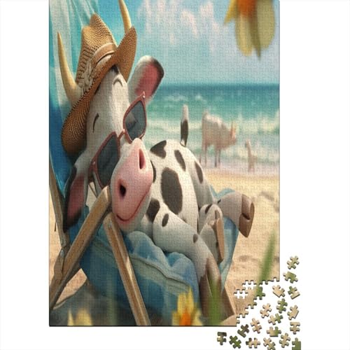 Kattle Puzzlespiel 1000 Teile Für Erwachsene, Einzigartige Kunstwerke Und Vorlage - Geburtstagsgeschenk - Spaßige Puzzles Mit Überraschung Von Puzzle in A Bag Puzzel 1000pcs (75x50cm) von RLAODSOOR