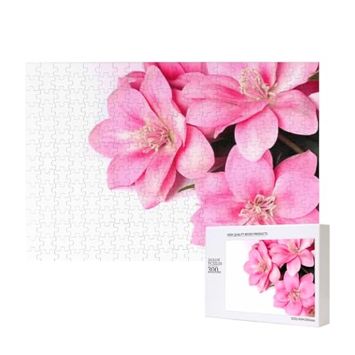 Puzzles 500 Teile Blumen Puzzle Holz Fotopuzzle für Erwachsene Personalisiertes Bilderpuzzle Klassisches Puzzle für Familie Hochzeit Geburtstag Valentinstag Geschenke 15,7 x 11 Zoll von RLDOBOFE