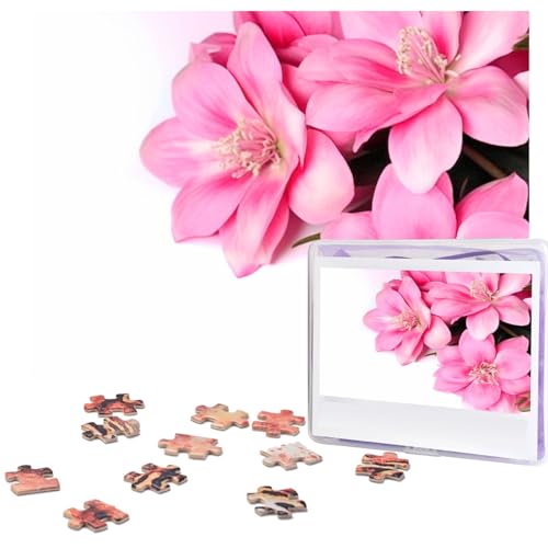 Puzzles 500 Teile Blumen Puzzle Holz Fotopuzzle für Erwachsene Personalisiertes Bilderpuzzle Klassisches Puzzle für Familie Hochzeit Geburtstag Valentinstag Geschenke 51,8 x 38,1 cm von RLDOBOFE