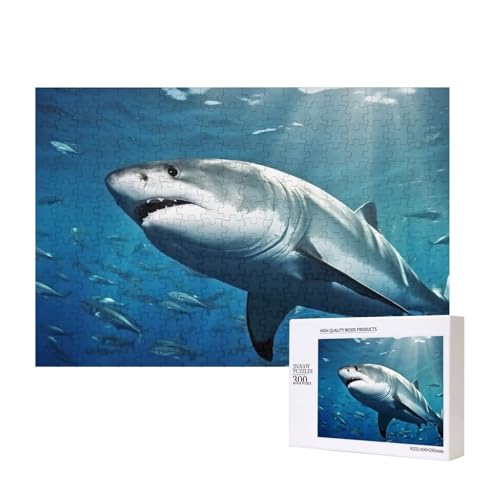 Puzzles 500 Teile Fisch im Unterwasser Puzzle Holz Fotopuzzle für Erwachsene Personalisiertes Bilderpuzzle Klassisches Puzzle für Familie Hochzeit Geburtstag Valentinstag Geschenke 15,7 x 11 Zoll von RLDOBOFE