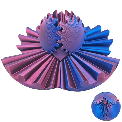 Gear Ball Fidget Toy Angebote des Tages Heute Zahnrad Kugel Spiel Steampunk Whirling Wonder Fidget Erwachsener oder Kind 3D Printed Gear Ball Interessant, Stressspielzeug zu lindern (C-1) von RLEHJN