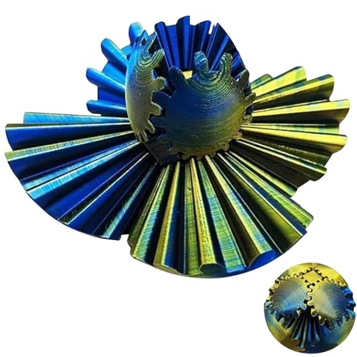 Gear Ball Fidget Toy Angebote des Tages Heute Zahnrad Kugel Spiel Steampunk Whirling Wonder Fidget Erwachsener oder Kind 3D Printed Gear Ball Interessant, Stressspielzeug zu lindern (C-6) von RLEHJN