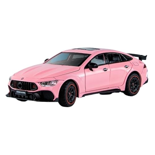 Für 900AMG GT63 Supersportwagen-Legierungsautomodell 1:24 Luxuslimousine, Multifunktionales Power-Auto(Pink) von RLIUFEI