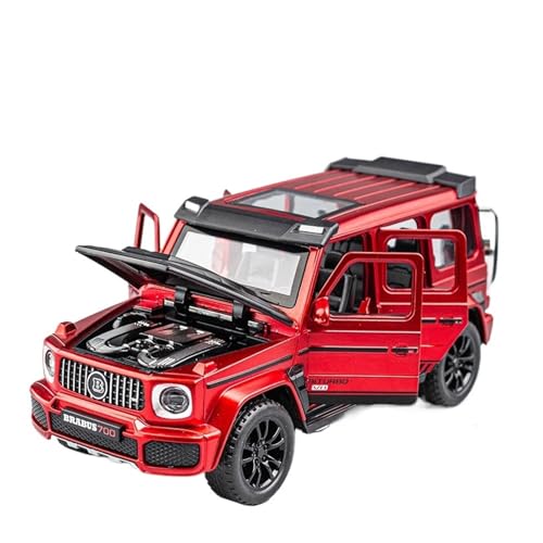 Für Benchi Big G Legierung Modell Auto Ornamente Luxus Off-Road Auto Modell Zurückziehen Auto(Red) von RLIUFEI