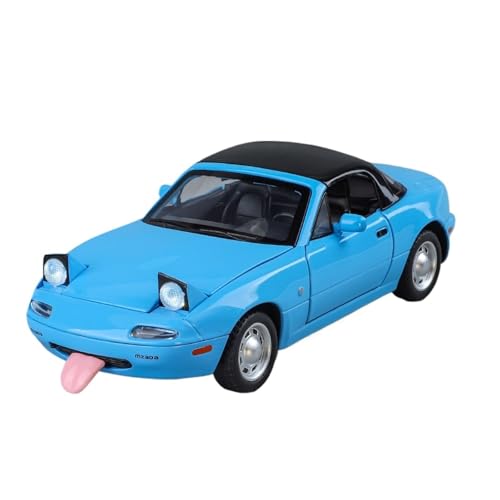 RLIUFEI Beim Modellauto Mazida MX-5 Im Maßstab 1:24 Drücken Sie Auf Die Karosserie, Um Die Ton- Und Lichtfunktion Zu Aktivieren(Blue) von RLIUFEI