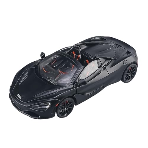 RLIUFEI FÜR 1:24 McLaren Simulation Legierung Sport Auto Modell Kann Geöffnet Werden Mit Cabrio Pull-Back Funktion Sammlung Ornament(Black) von RLIUFEI