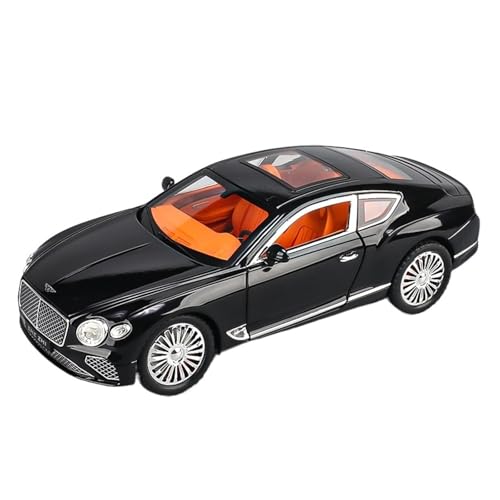 RLIUFEI FÜR 1:24 Super-Size-Auto Aus Legierung Von Binli Mulsanne, Simulation Eines Echten Automodells, Pullback-Sammlung Mit Sound- Und Lichtornamenten(Black) von RLIUFEI