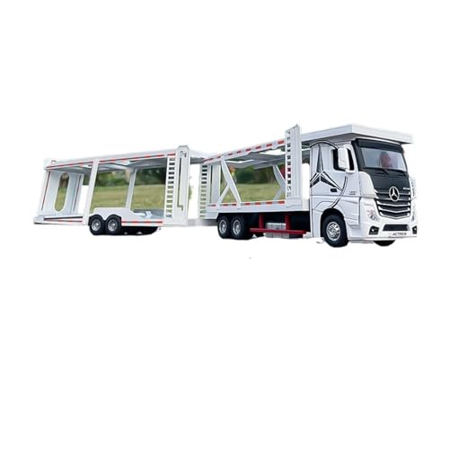 RLIUFEI FÜR Doppeldecker-Transportfahrzeug 1:24 Pullback-Sound Und Licht Geschenk-Ornamente(White) von RLIUFEI