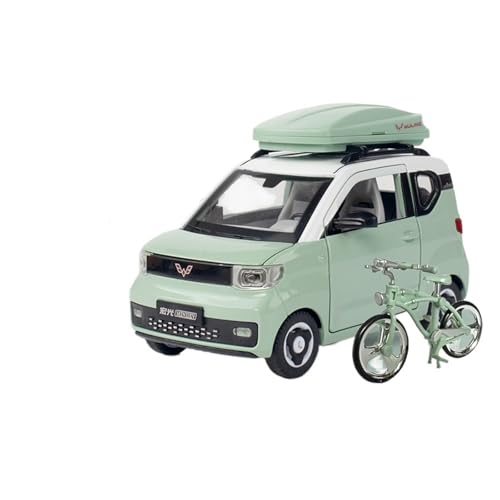 RLIUFEI FÜR Wuling Hongguang Mini 1:24 Pull Back Sound und Licht Geschenk Ornamente(Green) von RLIUFEI