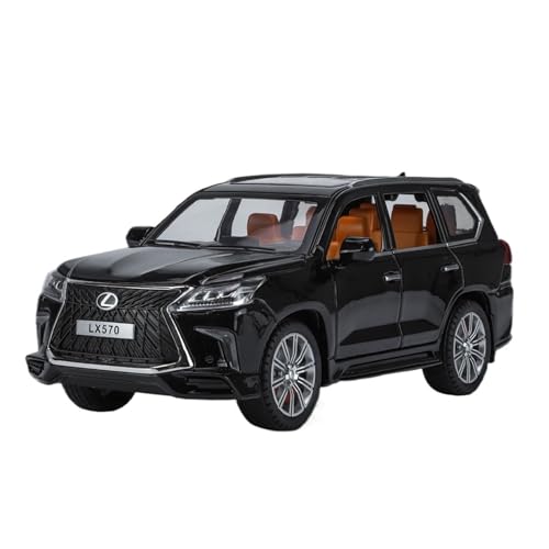 RLIUFEI For1: 24 Legierung Auto Nachahmung Echten SUV Automodell Kinder Spielzeug Auto Ornamente Junge Geschenk(Black) von RLIUFEI