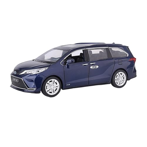 RLIUFEI Für 1/24 Senna MPV Business Fahrzeug Legierung Auto Modell Multi Funktionale Sound Und Licht Rückkehr Simulation Anhänger Auto(Purple) von RLIUFEI