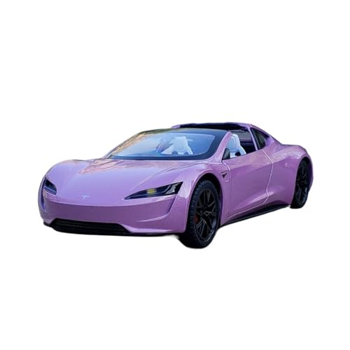 RLIUFEI Für 1/24 Space Sports Car Legierung Automodell Multifunktionale Sound- Und Licht-Feedback-Simulation Ornament Auto(Purple) von RLIUFEI