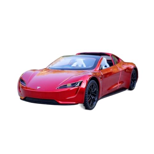 RLIUFEI Für 1/24 Space Sports Car Legierung Automodell Multifunktionale Sound- Und Licht-Feedback-Simulation Ornament Auto(Red) von RLIUFEI