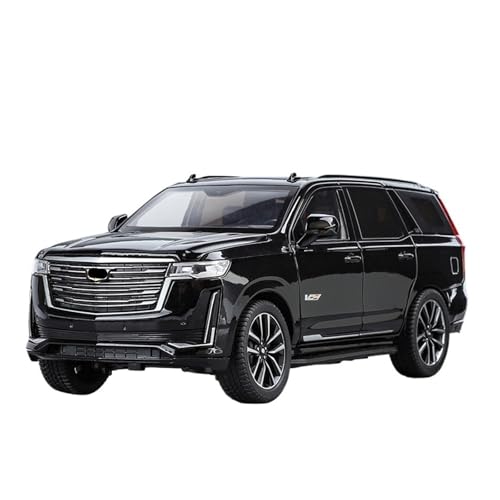 RLIUFEI Für 1: 24kaidilake Automodell Legierung Simulation SUV Automodell Multifunktions-Swing-Back-Auto(Black) von RLIUFEI