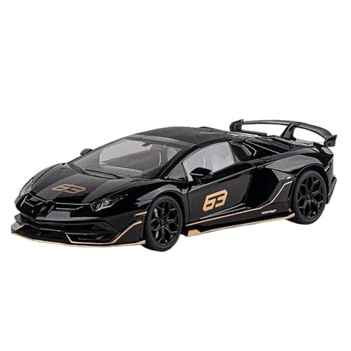 RLIUFEI Für 1:18 LAN/BO/Ji/NI Daniu Legierung Auto Modell Simulation Supercar Modell Legierung Druckguss Regenerative Sound Und Licht Auto(Black) von RLIUFEI